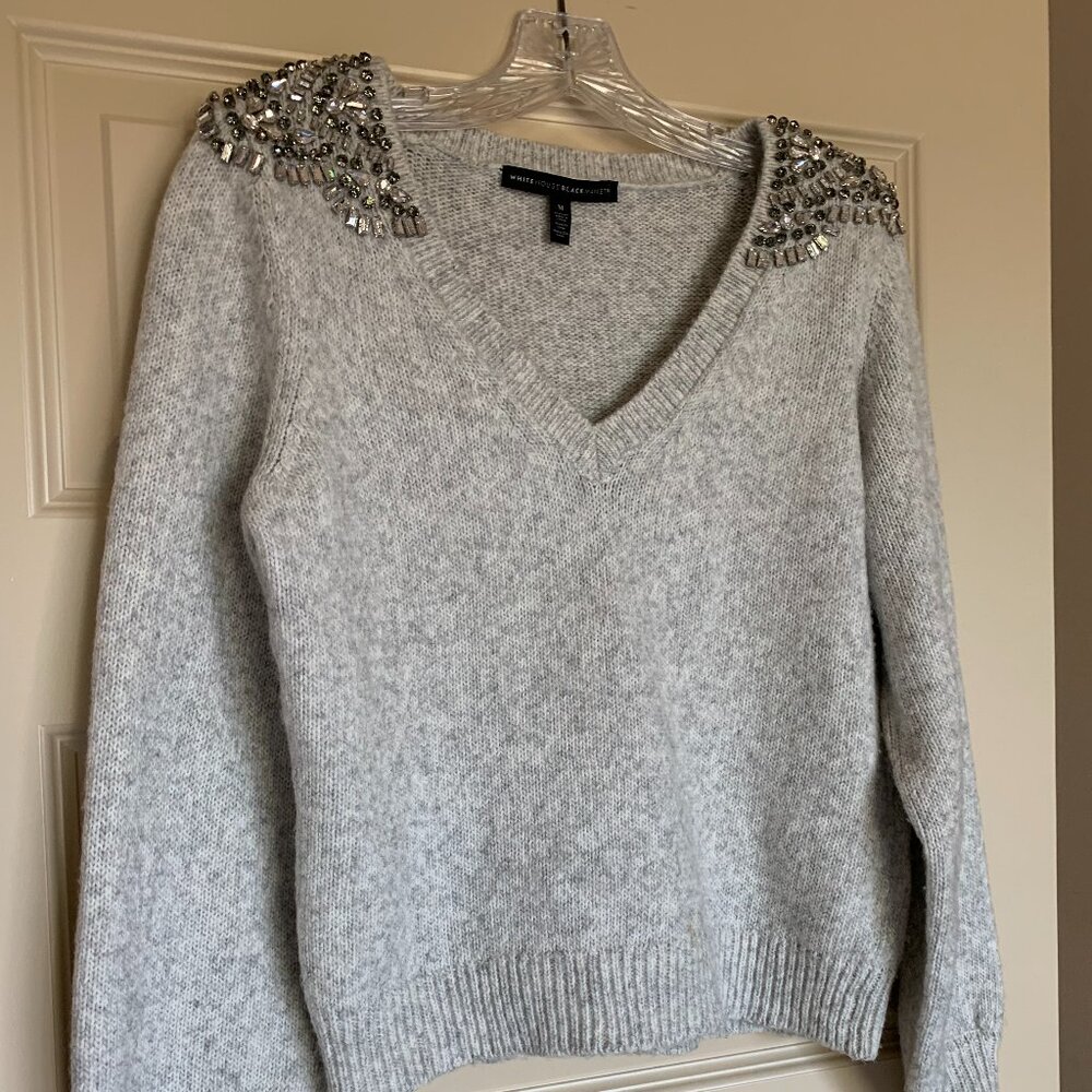 White House Black Market Cropped Sweater